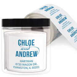 Modern Couple Address Labels