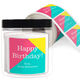 Color Block Square Gift Stickers in a Jar Image 1 of 4