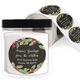 Black Burgundy Berries Round Address Labels in a Jar Image 1 of 2