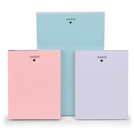 Mini Heart Notepad Set