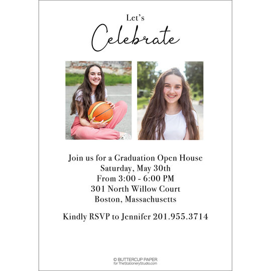 They Did It Multi Photo Graduation Invitations