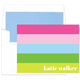 Pastel Stripes Folded Note Cards Image 1 of 3