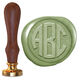 Circle Monogram Wax Seal Stamp Image 3 of 11