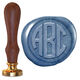 Circle Monogram Wax Seal Stamp Image 4 of 11