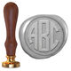 Circle Monogram Wax Seal Stamp Image 11 of 11