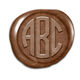 Circle Monogram Peel & Stick Wax Seals Image 6 of 11