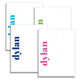 Your Colorful Text on Mini Notepad Set Image 1 of 5
