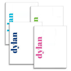 Your Colorful Text on Mini Notepad Set