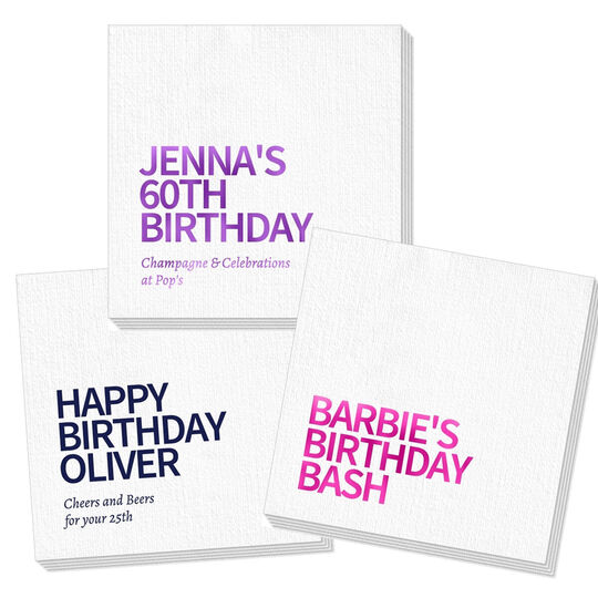 Create Your Own Headline Deville Napkins