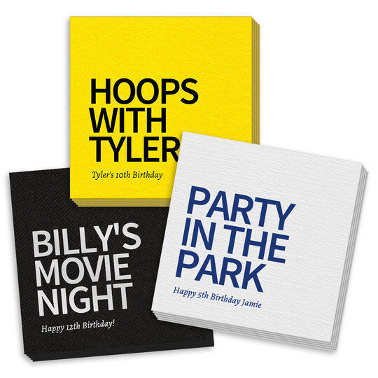 Create Your Own Headline Linen Like Napkins