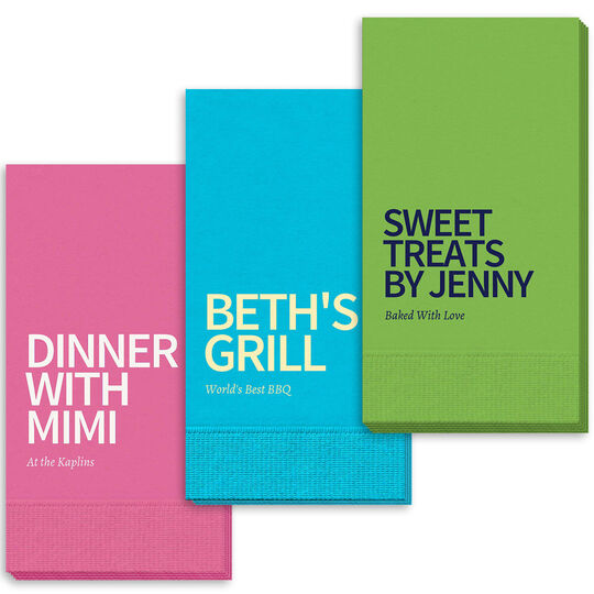 Create Your Own Headline Guest Towels