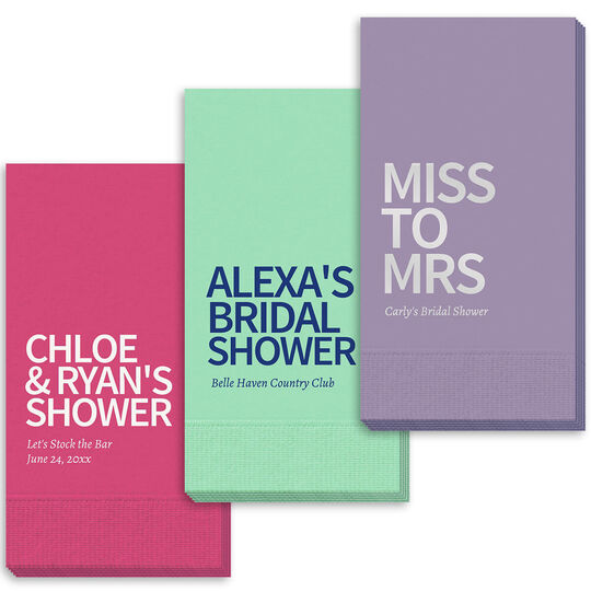 Create Your Own Headline Guest Towels