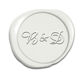 Script Initial Duo Peel & Stick Wax Seals Image 7 of 11
