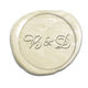 Script Initial Duo Peel & Stick Wax Seals Image 10 of 11