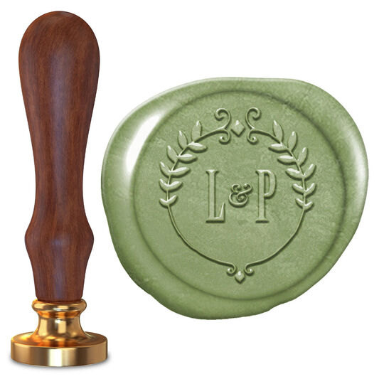 Victorian Initial Wax Seal Stamp