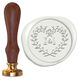 Heart Vine Initial Wax Seal Stamp Image 6 of 11