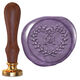 Heart Vine Initial Wax Seal Stamp Image 7 of 11