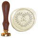 Heart Vine Initial Wax Seal Stamp Image 10 of 11