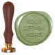 Wax Seal Stamp with Your 1-Color Logo Image 3 of 11
