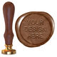 Wax Seal Stamp with Your 1-Color Logo Image 5 of 11