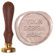 Wax Seal Stamp with Your 1-Color Logo Image 9 of 11