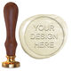 Wax Seal Stamp with Your 1-Color Logo Image 10 of 11