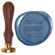 Wax Seal Stamp with Your 1-Color Logo Image 2 of 11