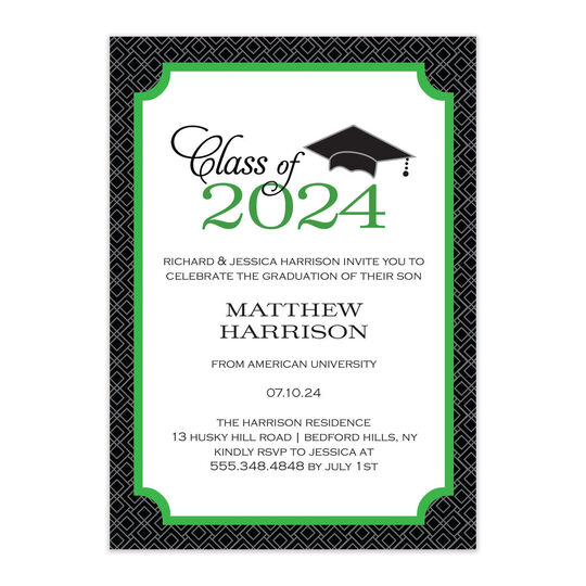 Graduation Cap Invitations