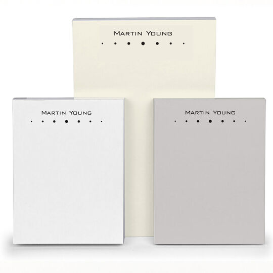 Row of Dots Notepad Set