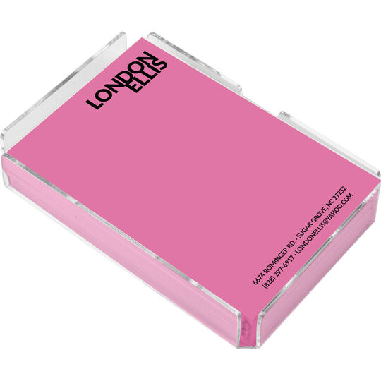 Bold Overlapping Text 4x6 Post-it® Notes