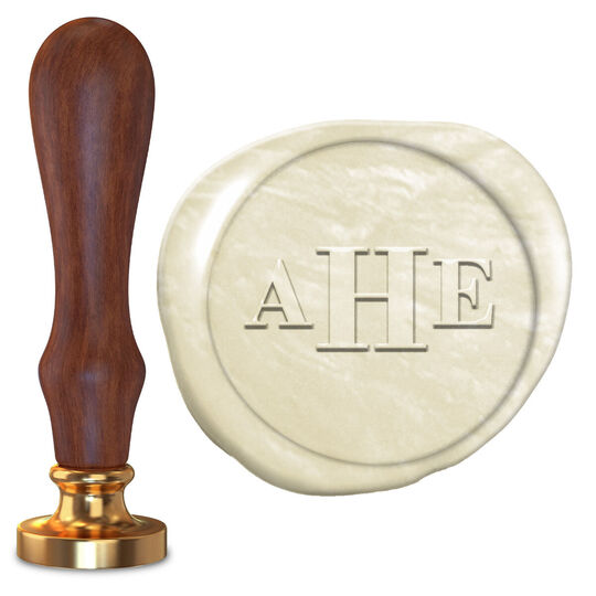 Sophisticated Monogram Wax Seal Stamp