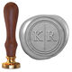 Dotted Circle Duogram Wax Seal Stamp Image 11 of 11