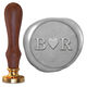 2 Initials Plus Heart Wax Seal Stamp Image 2 of 11