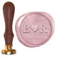 2 Initials Plus Heart Wax Seal Stamp Image 5 of 11