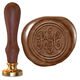 Double Circle Monogram Wax Seal Stamp Image 2 of 11