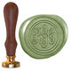 Double Circle Monogram Wax Seal Stamp Image 3 of 11