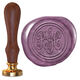 Double Circle Monogram Wax Seal Stamp Image 8 of 11