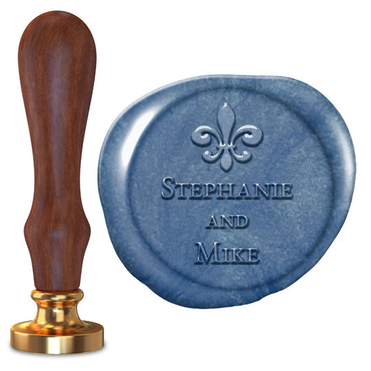 Traditional Fleur di Lis  Wax Seal Stamp