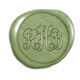 Script Monogram Peel & Stick Wax Seals Image 3 of 11