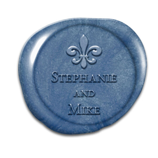 Traditional Fleur di Lis  Peel & Stick Wax Seals