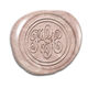 Double Circle Monogram Peel & Stick Wax Seals Image 9 of 11