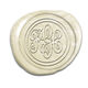 Double Circle Monogram Peel & Stick Wax Seals Image 10 of 11