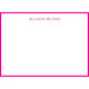 Bordered Triple Thick Executive Flat Note Cards - Raised Ink Image 4 of 4