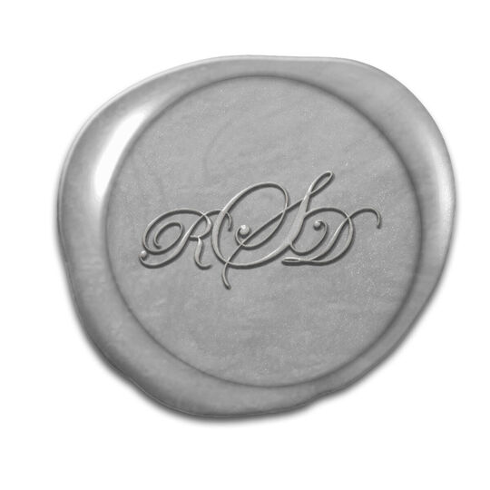 Stately Monogram Peel & Stick Wax Seals