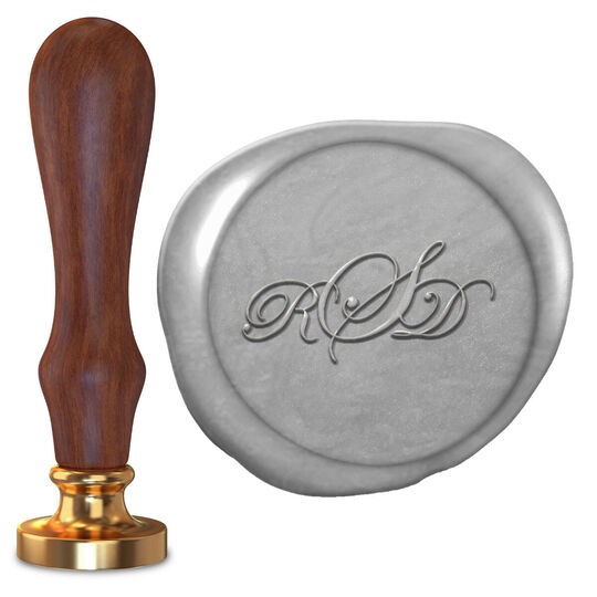 Stately Monogram Wax Seal Stamp