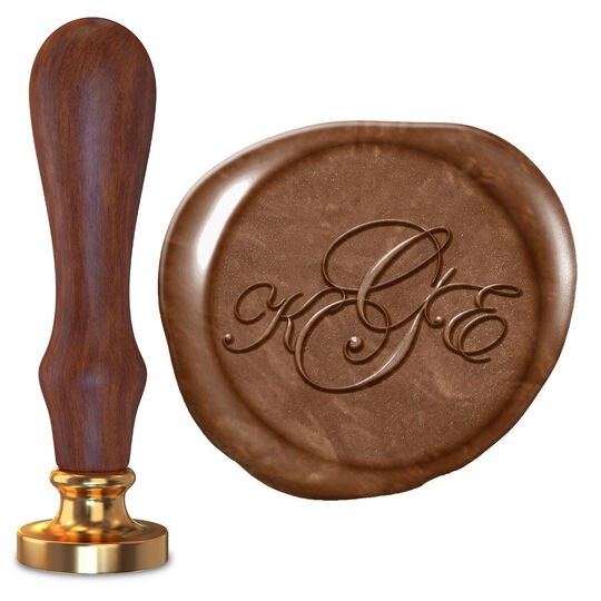 Stately Monogram Wax Seal Stamp