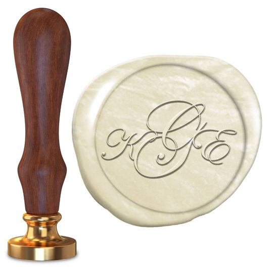 Stately Monogram Wax Seal Stamp