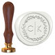 Modern Initials in Wreath Wax Seal Stamp Image 6 of 11