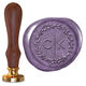 Modern Initials in Wreath Wax Seal Stamp Image 7 of 11