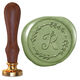 Vine Wreath with Initial Wax Seal Stamp Image 2 of 11
